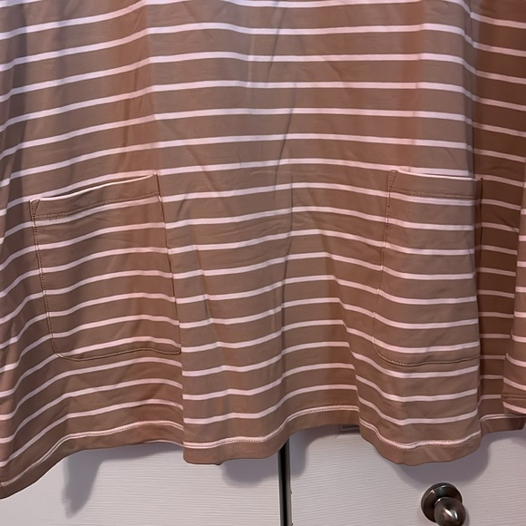 Striped collared v neck shirt - Picture 4 of 6